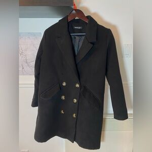 Black winter coat